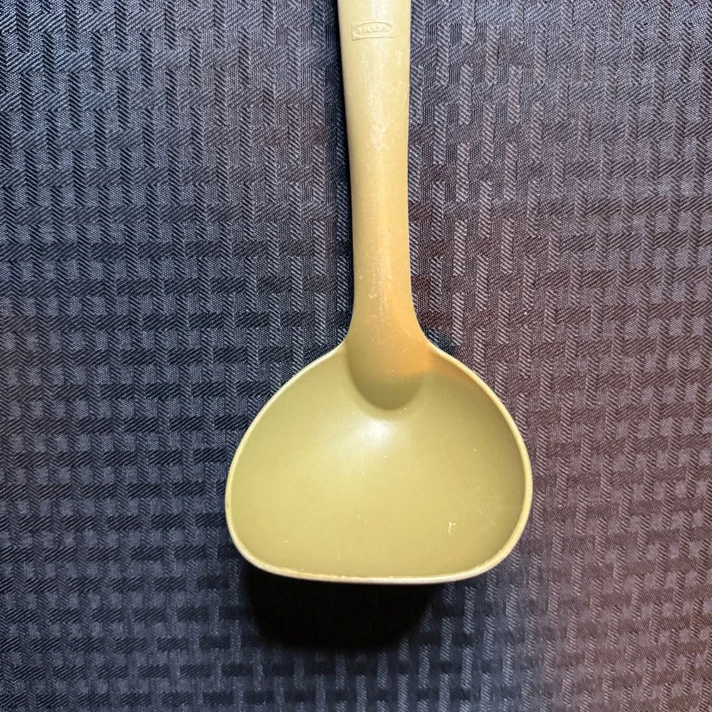 Vtg IKEA‎ Ladle Soup Spoon Pale Green Kitchen Utensil